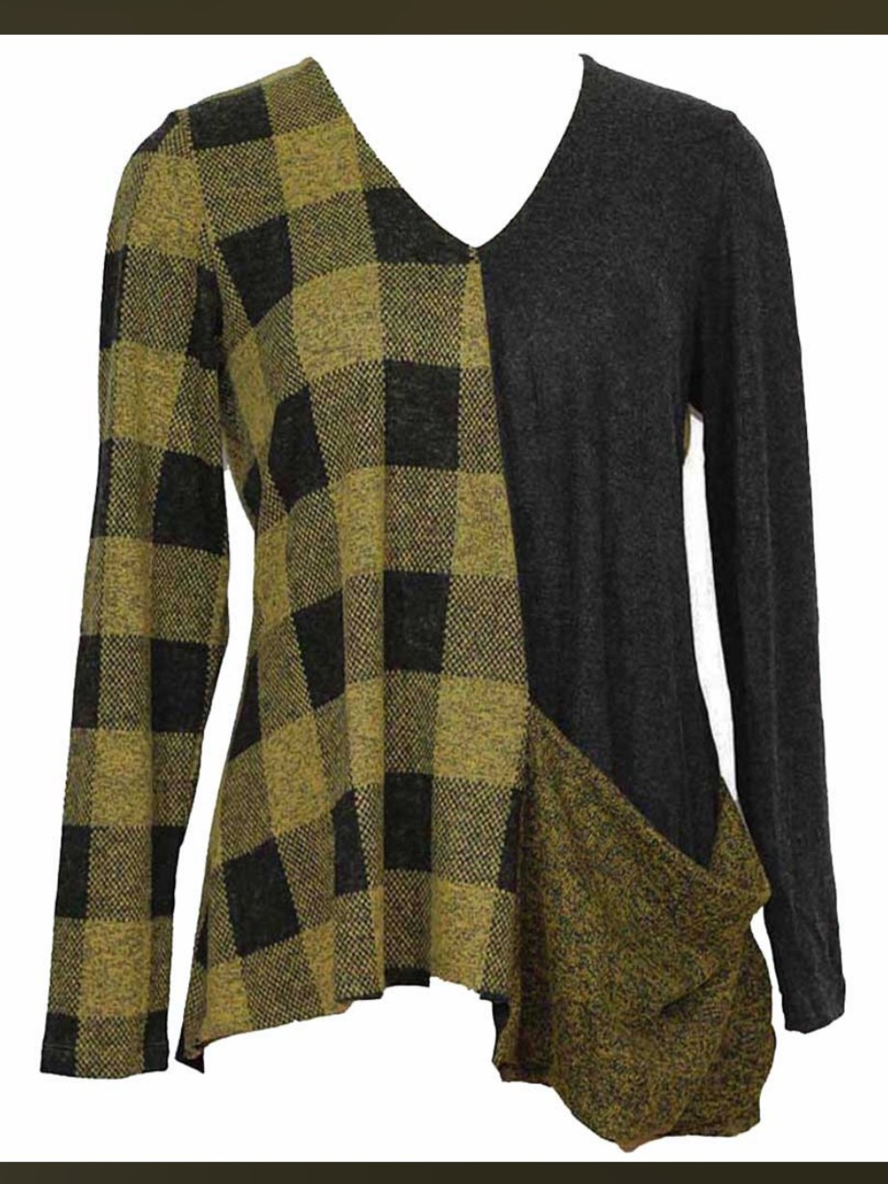 Alembika Slouch Pocket Long Sleeve Top